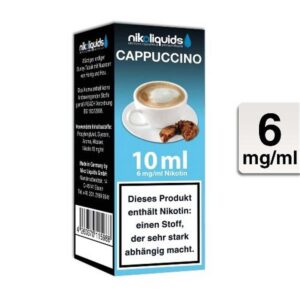 Niko Liquids - Cappuccino 6mg