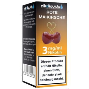 Niko Liquids - Rote Maikirsche 3mg