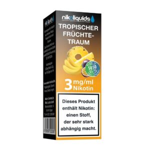 Niko Liquids - Tropischer Früchtetraum 3mg