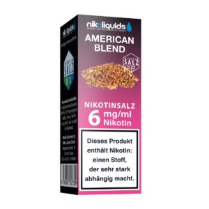 Niko Liquids - Nikotinsalz American Blend 6mg