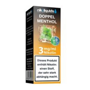 Niko Liquids - Doppel Menthol 50/50 3mg