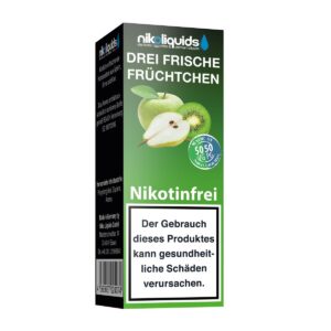 Niko Liquids - Drei Frische Früchtchen 0mg