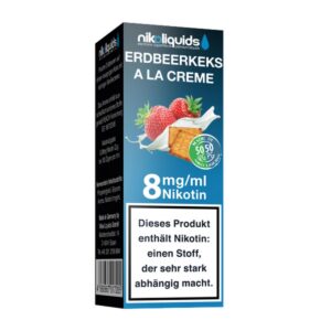 Niko Liquids - Erdbeerkeks a la Creme 8mg