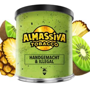 Shisha - Al Massiva Handgemacht & Illegal (Kiwi/Ananas) 200g