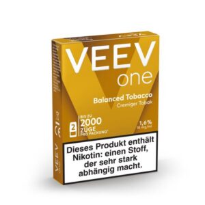 VEEV One Pods - Balanced Tobacco 18mg