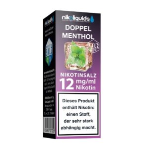 Niko Liquids - Nikotinsalz Doppel Menthol 12mg