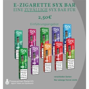 SYX Bar E-Shisha - Überraschung
