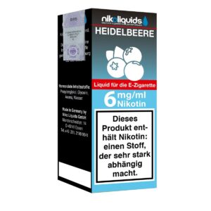 Niko Liquids - Heidelbeere 6mg