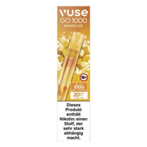 Vuse GO 1000 E-Zigarette - Mango Ice 20mg