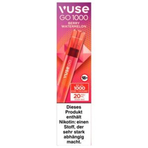 Vuse GO 1000 (Pen) E-Zigarette - Berry Watermelon 20mg