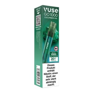 Vuse GO 1000 (Pen) E-Zigarette - Cucumber Mix 20mg