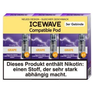 Icewave - Pod Grape 20mg /3er Pack