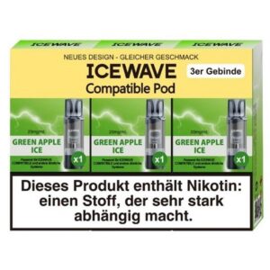 Icewave - Pod Green Apple Ice 20mg /3er Pack