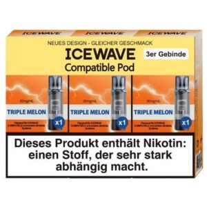 Icewave - Pod Triple Melon 20mg /3er Pack