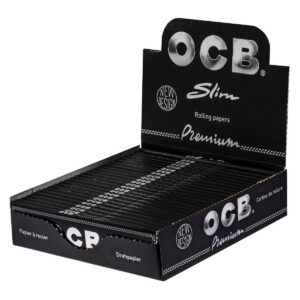 Zigarettenpapier - OCB schwarz Premium long slim /25x32 Blatt