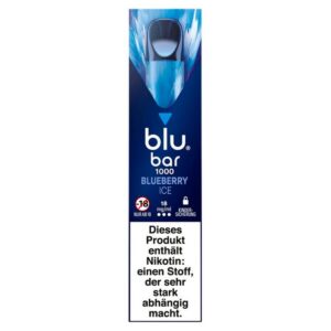 blu bar 1000 E-Shisha - Blueberry Ice 18mg
