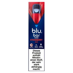blu bar 1000 E-Shisha - Strawberry Ice 18mg