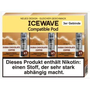 Icewave - Pod Dubai Chocolate Coffee 20mg /3er Pack