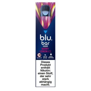 blu bar 1000 E-Shisha - Berry Lemon Ice 18mg