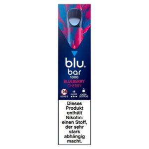 blu bar 1000 E-Shisha - Blueberry Cherry 18mg