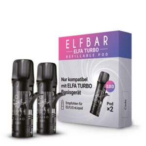 Elfbar Elfa Turbo - Refillable Pod 2ml 0,8Ohm /2er