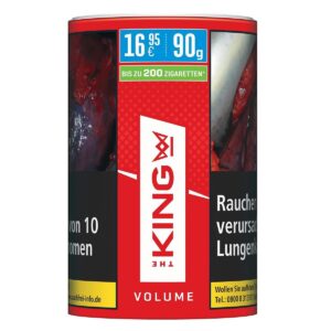 The King Red Volumentabak 90g Dose