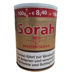 Sorah Red Pfeifentabak 100g Dose