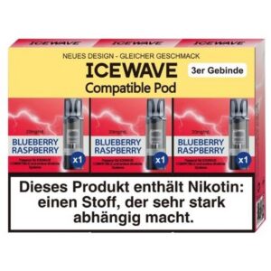 Icewave - Pod Blueberry Raspberry 20mg /3er Pack