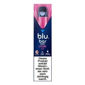 blu bar 1000 E-Shisha - Lychee Ice 18mg