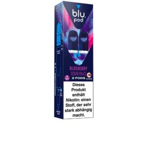 blu Pod Blueberry Sour Razz 9mg /2er Pack