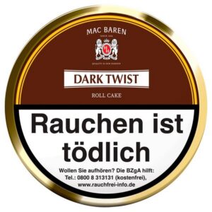 Mac Baren Dark Twist Roll Cake Dose 100g