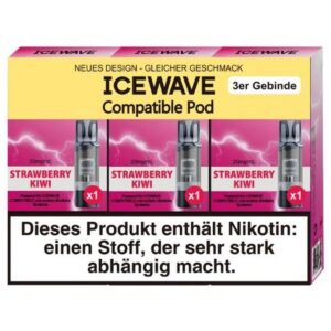 Icewave - Pod Strawberry Kiwi 20mg /3er Pack