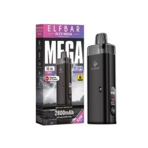 Elfbar Elfx Mega - Refillable Pod Kit Schwarz