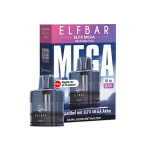 Elfbar Elfx Mega - Refillable Pod 10ml 0,8Ohm