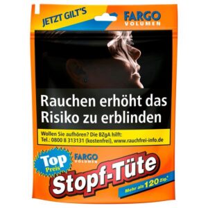 Fargo Volumen Stopf Tüte Orange 50g