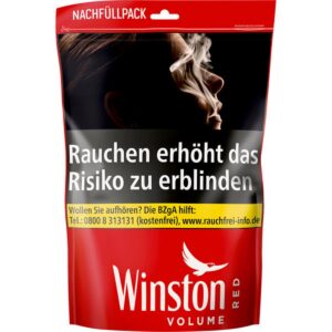 Winston Volume Red Zip-Bag 3XL 185g Nachfüllpack