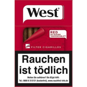 West Red Filter Cigarillos /17er