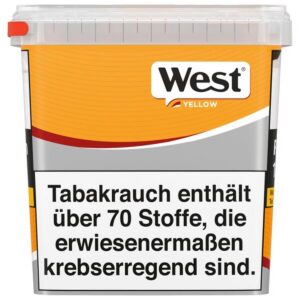 West Yellow Volume Tobacco Box 245g