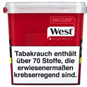 West Red Volume Tobacco Box 160g