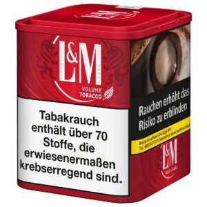 L&M Volume Tobacco Red L 80g Dose