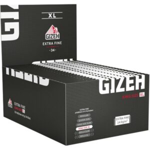 Zigarettenpapier - Gizeh Black King Size XL 50x34 Blatt
