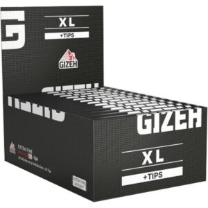Zigarettenpapier - Gizeh Black King Size XL + Tips 26x34 Blatt