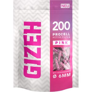 Gizeh ProCell Active Filter Pink 6mm 1x200er