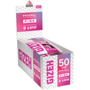 Gizeh ProCell Active Filter Pink 6mm 10 Beutel à 60 Stück