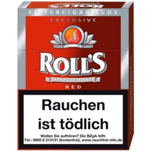 Rolls Exclusive Red Naturdeckblatt /23er