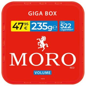 Moro Rot Volumen Tabak Giga Box 235g