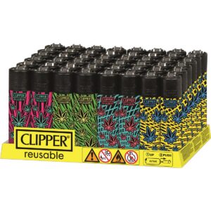 Clipper Feuerzeug Weed Slogan 8A /48er