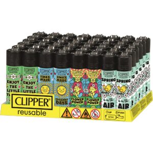 Clipper Feuerzeug Spring Slogan /48er
