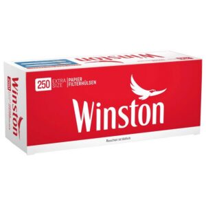 Hülsen Winston Red Extra Papier 4x250