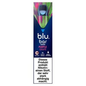 blu bar 1000 E-Shisha - Purple Grape 18mg